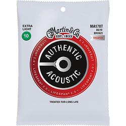 Foto van Martin strings ma170t authentic lifespan 2.0 80/20 bronze