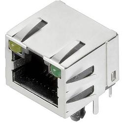 Foto van Weidmüller rj45c5 r1u 2.8n4g/y rl rj45-aansluitstekker cat 5 2562950000 bus, inbouw horizontaal aantal polen 12 zilver, zwart 180 stuk(s)