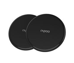 Foto van Rapoo xc105 wirless qi charging base, set of 2 oplader zwart