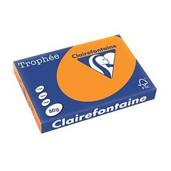 Foto van Clairefontaine trophée intens a3 feloranje, 80 g, 500 vel