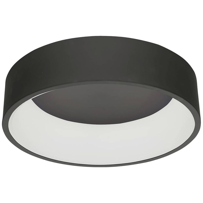 Foto van Deko light sculptoris 348181 plafondopbouwarmatuur led led vast ingebouwd energielabel: e (a - g) 30 w diepzwart (ral 9005)