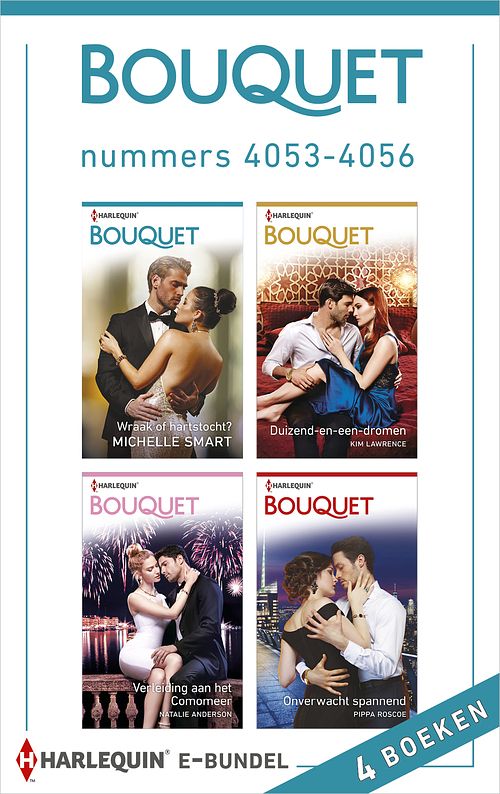 Foto van Bouquet e-bundel nummers 4053 - 4056 - kim lawrence - ebook (9789402540536)