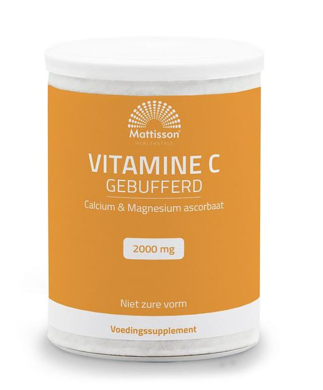 Foto van Mattisson healthstyle vitamine c gebufferd 1000mg tabletten