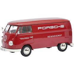 Foto van Schuco 450785300 schaal 1 volkswagen vw t1 bestelwagen porsche