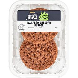 Foto van Jumbo bbq jalapenocheddar burger 2 stuks