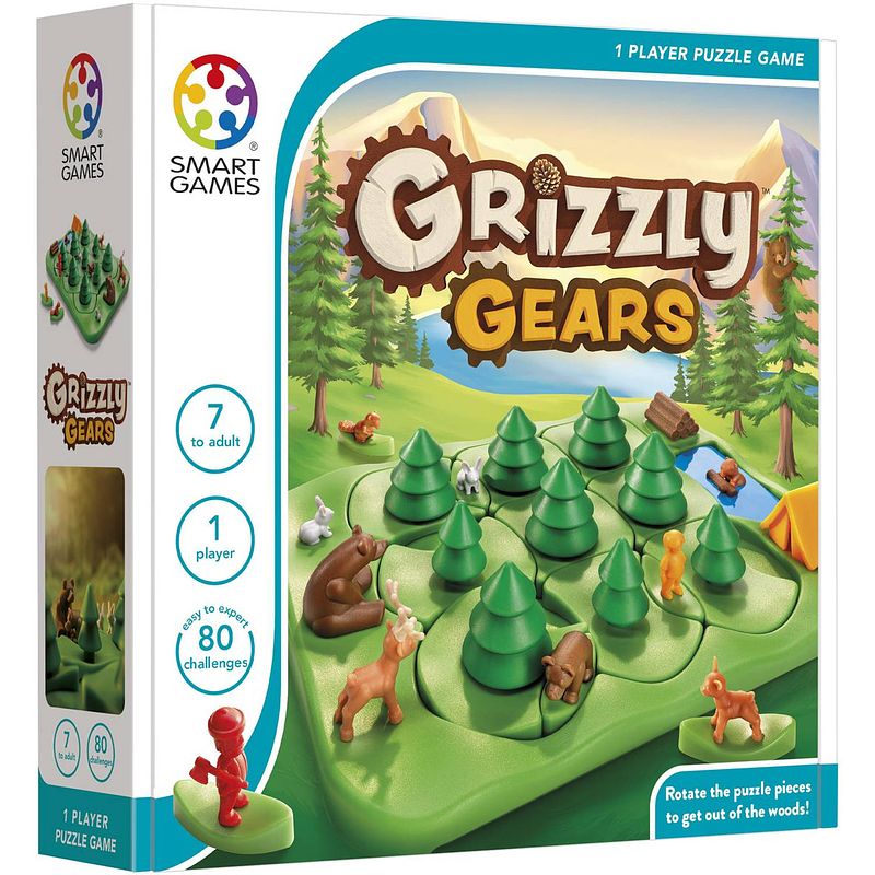Foto van Smartgames grizzly gears (80) opdrachten