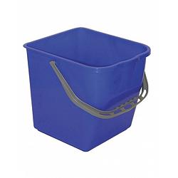 Foto van Synx tools emmer blauw - voor mop - werkwagen - schoonmaak/schoonmaakartikelen - 25 liter