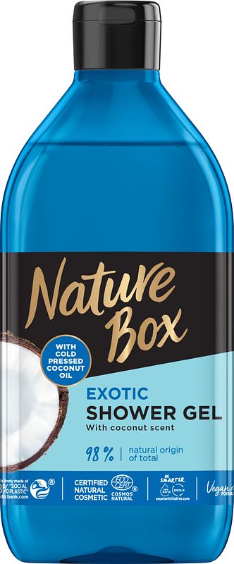 Foto van Nature box exotic shower gel