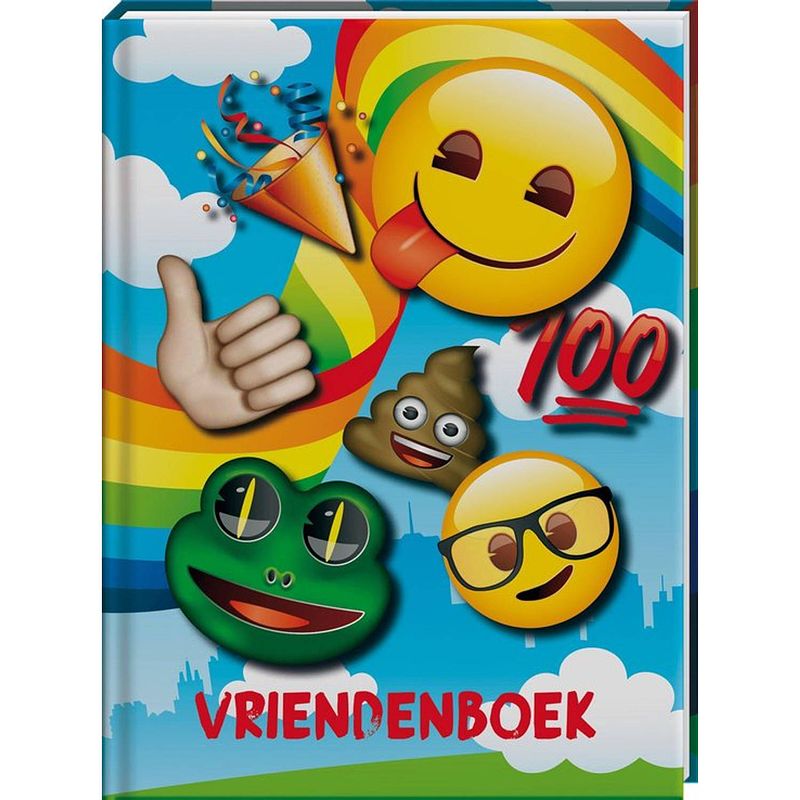 Foto van Emoji rainbow vriendenboek vriendenboekje