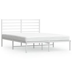 Foto van The living store bedframe - klassiek - metalen constructie - metalen latten en poten - opbergruimte - comfortabele