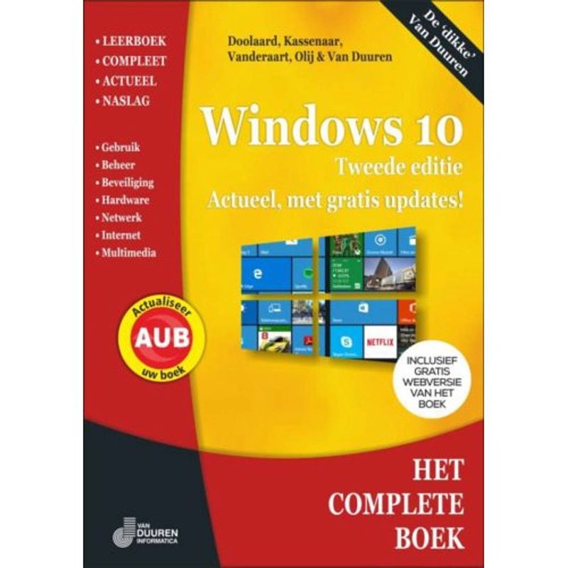 Foto van Het complete boek windows 10 / 2e editie - het