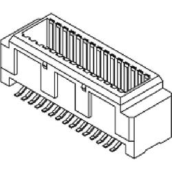 Foto van Molex 5019204001 male header, inbouw (standaard) totaal aantal polen: 40 rastermaat: 0.5 mm inhoud: 1 stuk(s) tape on full reel