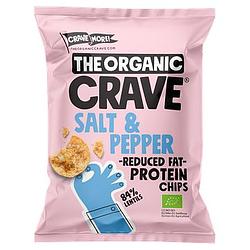 Foto van The organic crave protein chips salt & pepper 30g bij jumbo