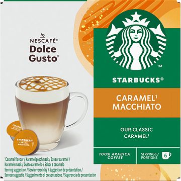Foto van Starbucks dolce gusto caramel macchiato 12 stuks bij jumbo
