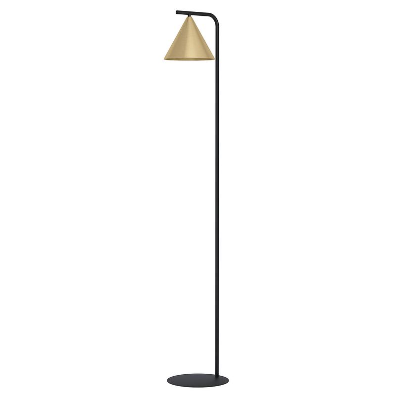 Foto van Eglo narices vloerlamp - e27 - 162 cm - zwart