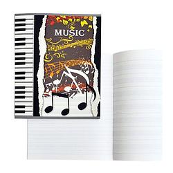 Foto van 1x a5 muziekschriften met notenbalken - schriften