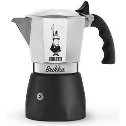 Foto van Bialetti brikka 2 cup espressomachine zwart, zilver