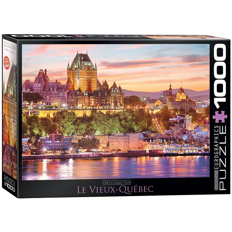 Foto van Eurographics puzzel le vieux quebec - 1000 stukjes