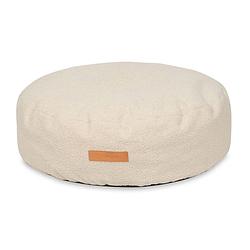 Foto van Animood coco poefbed voor hond of kat 67cm - licht beige