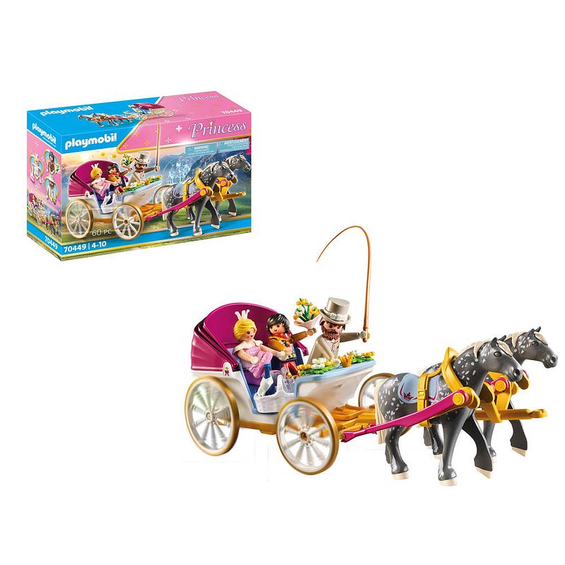 Foto van Playmobil princess romantische paardenkoets 70449