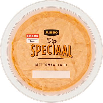 Foto van Diverse soorten | jumbo dip speciaal met tomaat en ui 150g aanbieding bij jumbo