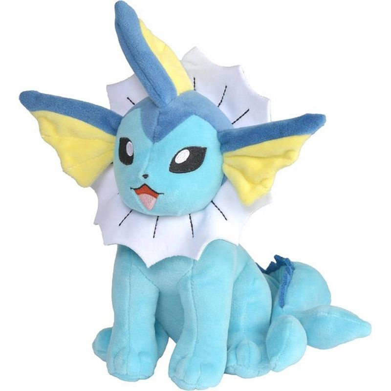 Foto van Pokémon knuffel vaporeon junior 24 cm pluche blauw