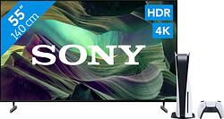 Foto van Sony bravia kd-55x85l (2023) + playstation 5