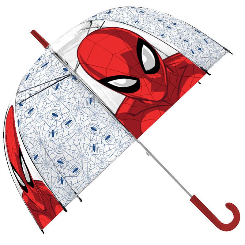 Foto van Marvel kinderparaplu spider-man junior 70 cm pvc wit/rood