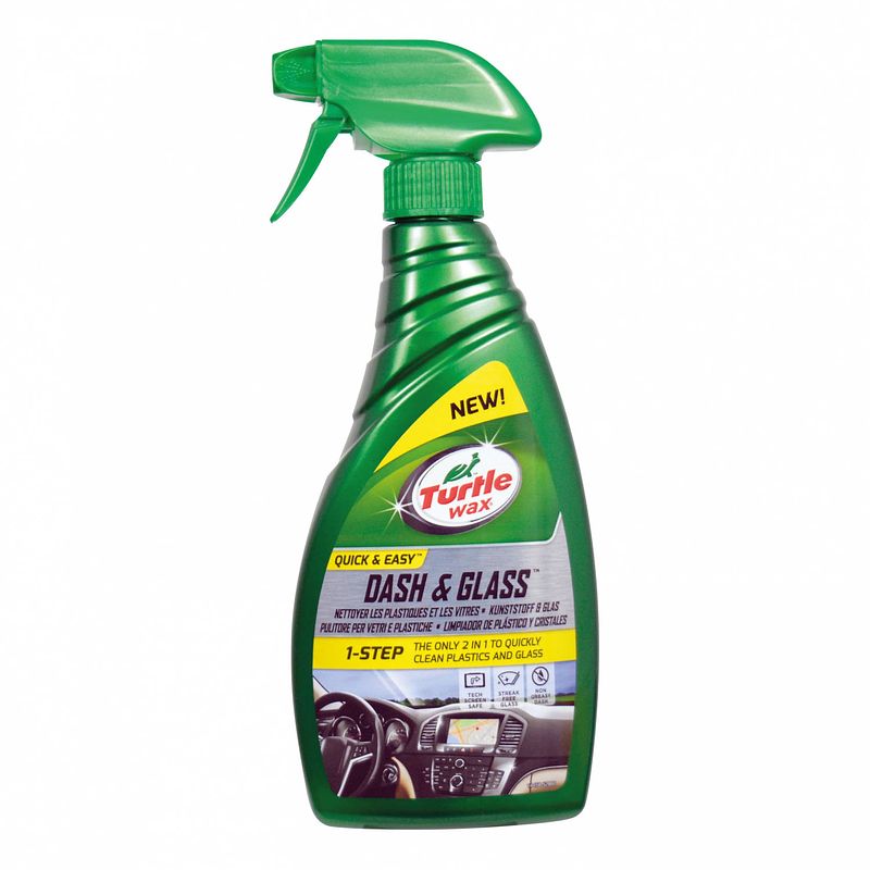 Foto van Turtle wax 52860 gl dash & glass schoonmaakmiddel 500ml