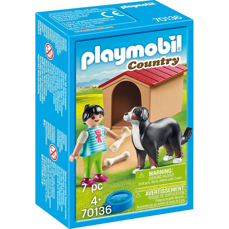 Foto van Playmobil country kind met hond 70136