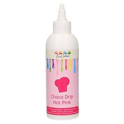 Foto van Funcakes choco drip hot pink 180 gram