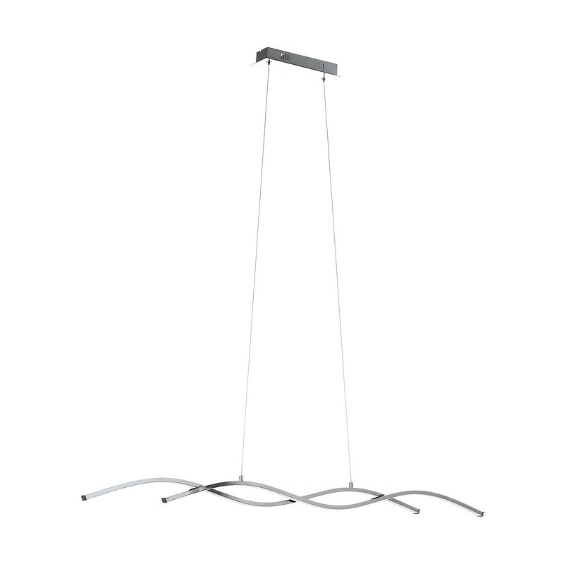 Foto van Eglo lasana 2 hanglamp - led - 120 cm - grijs/wit