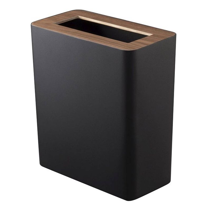 Foto van Yamazaki trash can square - rin - brown