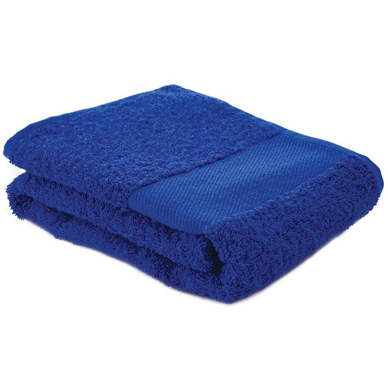 Foto van Arowell sporthanddoek fitness handdoek 130 x 30 cm - 500 gram - kobaltblauw - 3 stuks