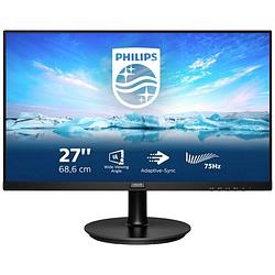 Foto van Philips 272v8la/00 lcd-monitor 60.5 cm (23.8 inch) energielabel e (a - g) 4 ms hdmi, usb-a, displayport, dvi va lcd