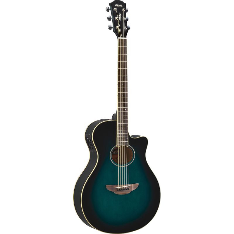 Foto van Yamaha apx600 oriental blue burst elektrisch-akoestische gitaar