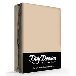 Foto van Day dream jersey hoeslaken nougat-190 x 220 cm