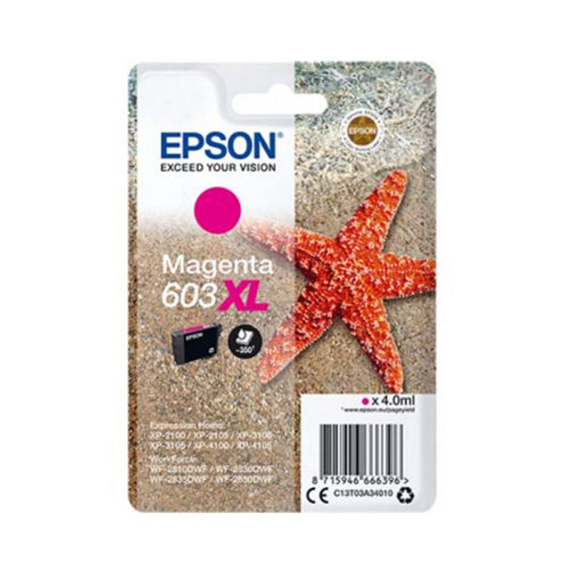 Foto van Epson cartridge 603 xl magenta