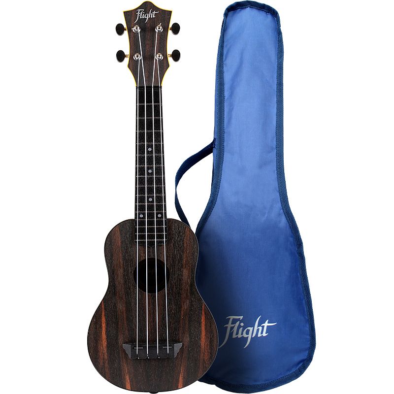 Foto van Flight travel series tus55 amara sopraan ukelele met gigbag