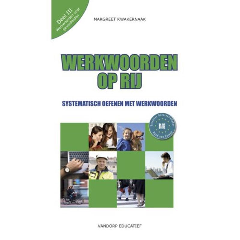 Foto van Werkwoorden op rij / 3 werkwoorden voor