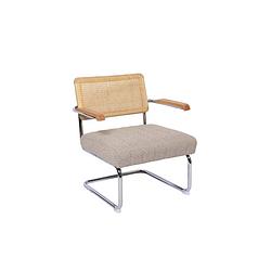 Foto van Giga meubel - fauteuil taupe - incl. armleuning - zithoogte 42cm