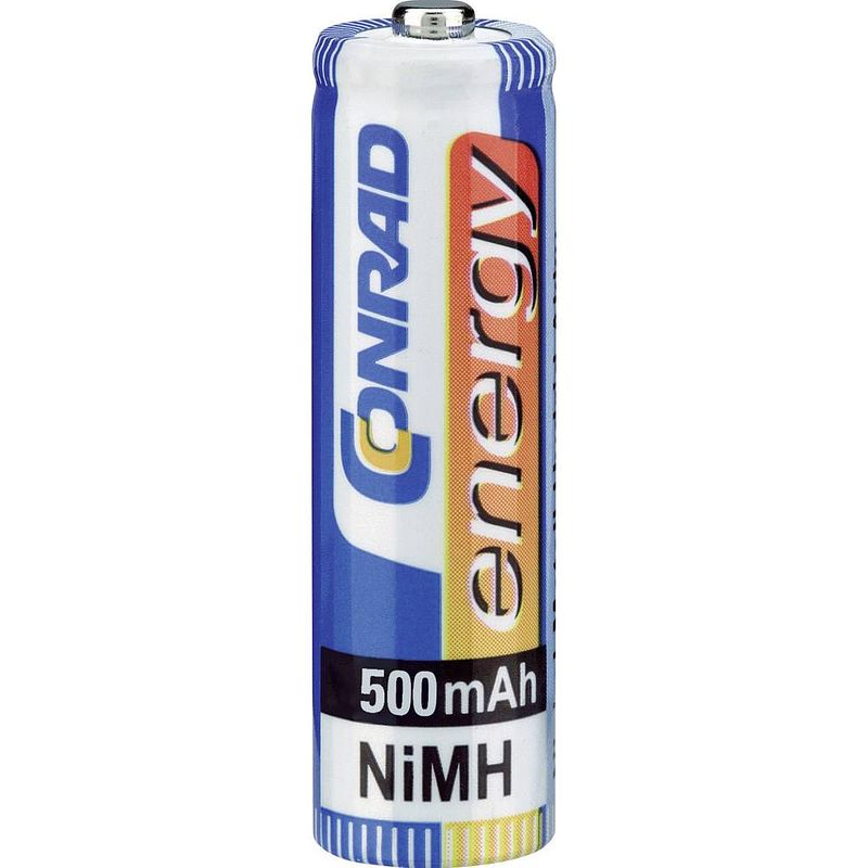 Foto van Conrad energy hr03 oplaadbare aaa batterij (potlood) nimh 500 mah 1.2 v 4 stuk(s)