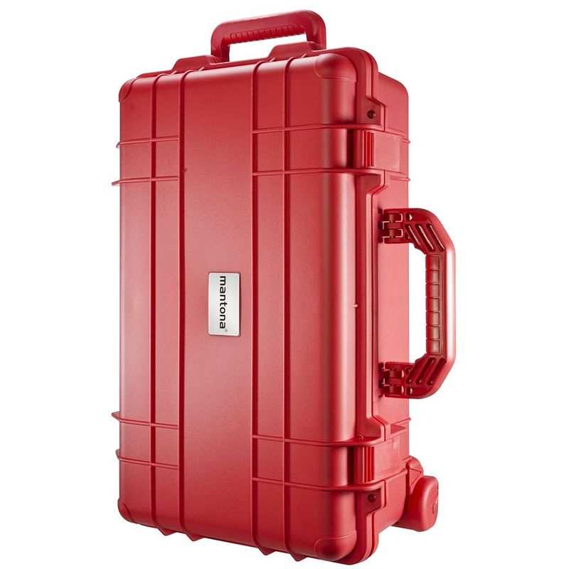 Foto van Mantona outdoor schutz-trolley, rot trolley binnenafmetingen (bxhxd)=300 x 510 x 160 mm waterdicht