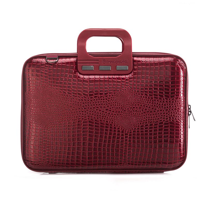 Foto van Bombata shiny cocco 15 inch laptoptas - dames - 15,6"" - rood