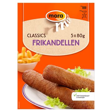 Foto van Mora classics frikandellen 5 x 80g bij jumbo