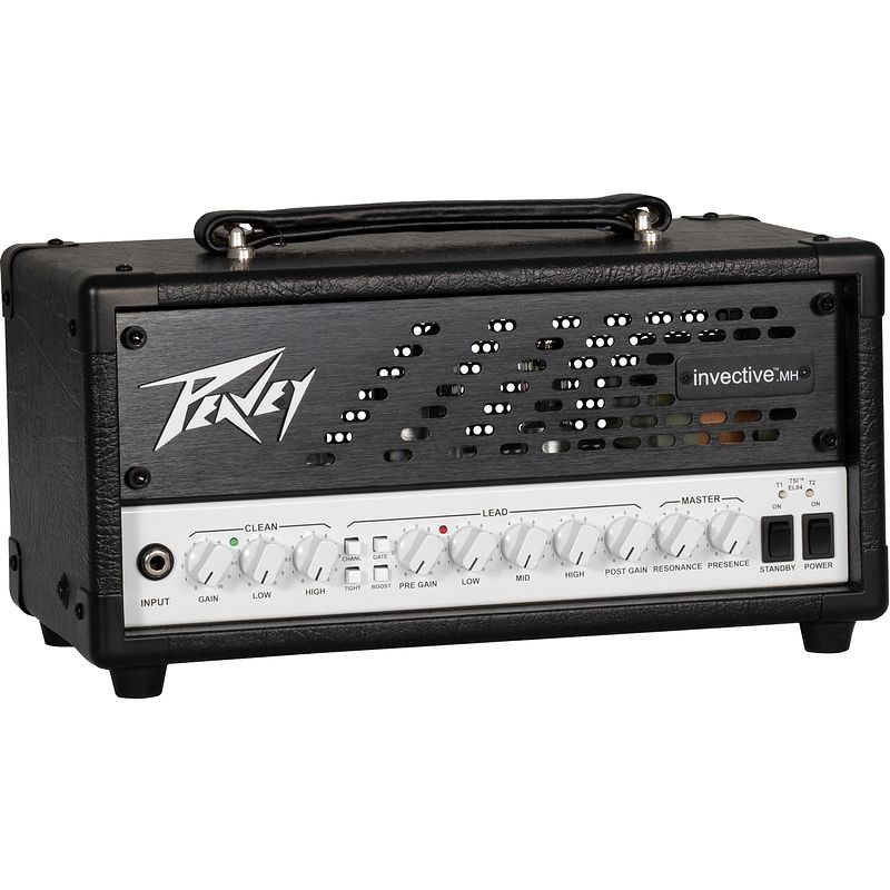 Foto van Peavey invective .mh mini amp head 20w buizen gitaarversterker top