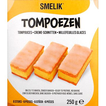 Foto van Smelik tompoezen 6 stuks 250g bij jumbo