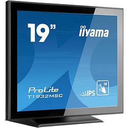 Foto van Iiyama prolite t1932msc touchscreen monitor 48.3 cm (19 inch) energielabel e (a - g) 1280 x 1024 pixel sxga 14 ms displayport, hdmi, vga, audio-line-out ips led