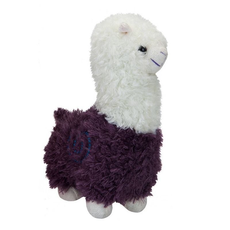 Foto van Kamparo pluchen knuffel alpaca 22 cm junior paars