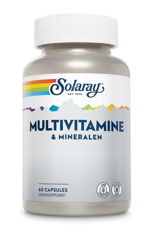 Foto van Solaray multivitamine & mineralen capsules